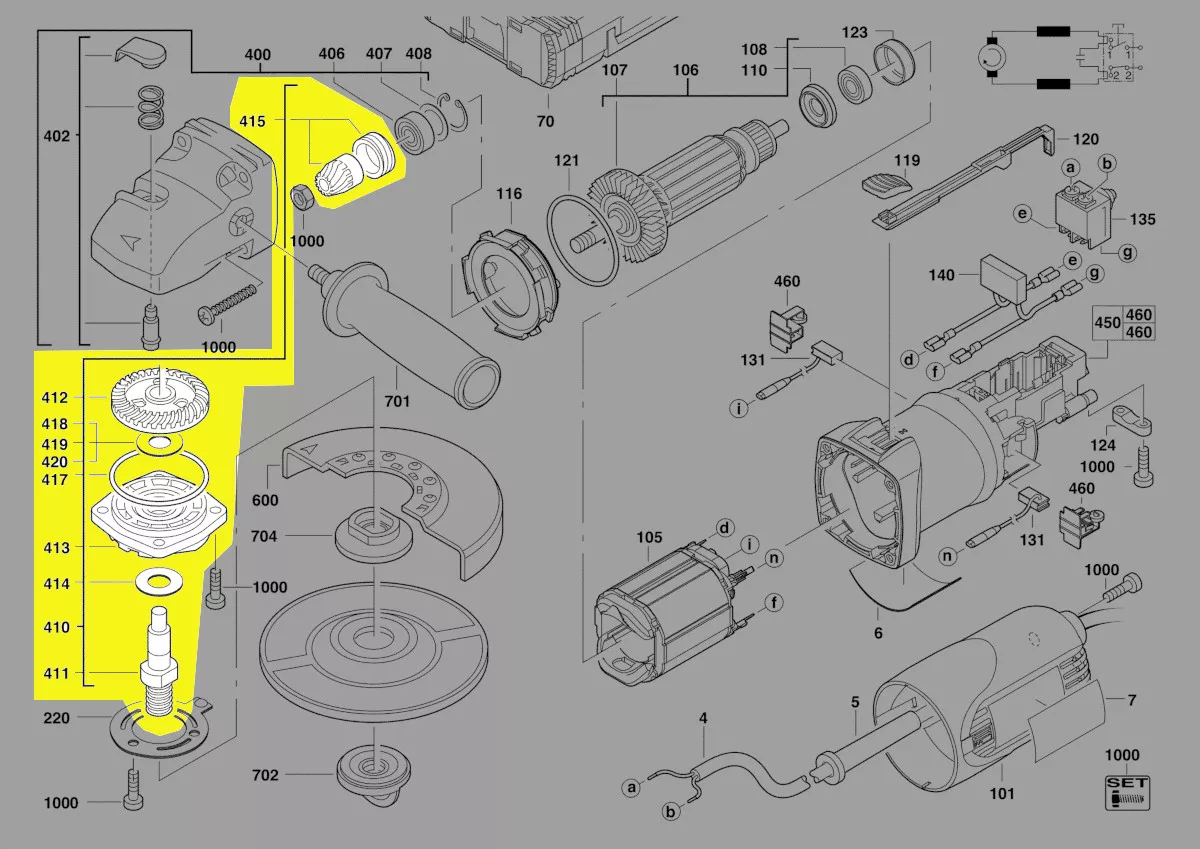 renvoi d\'angle réf. 4931358682 AEG